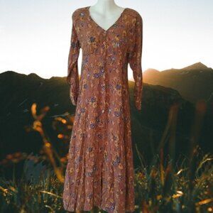Beautiful Vintage Farmhouse Style Dress Size Medium